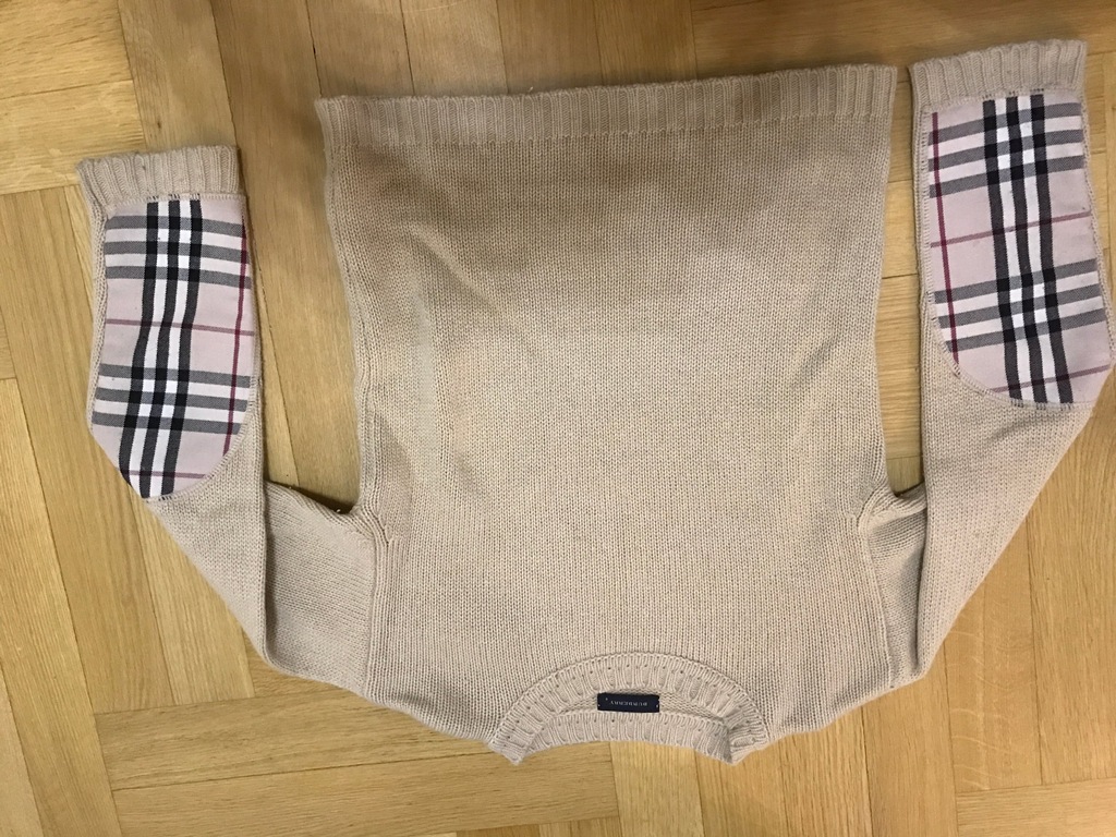 BURBERRY orginalny sweter zimowy dziecko 8 lat