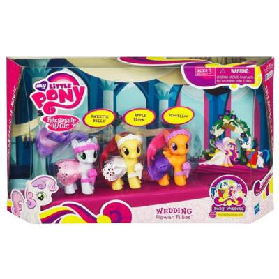 MY LITTLE PONY ŹREBIĄTKA SYPIĄCE KWIATKI NA ŚLUB