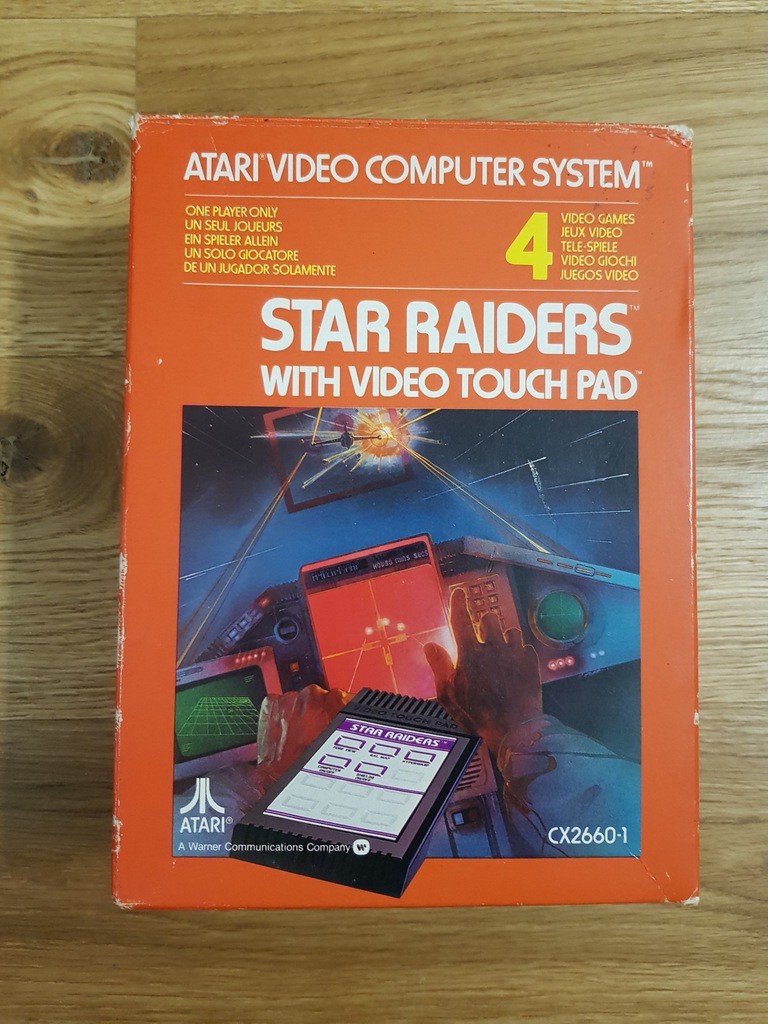 STAR RAIDERS BOX ATARI 2600/7800