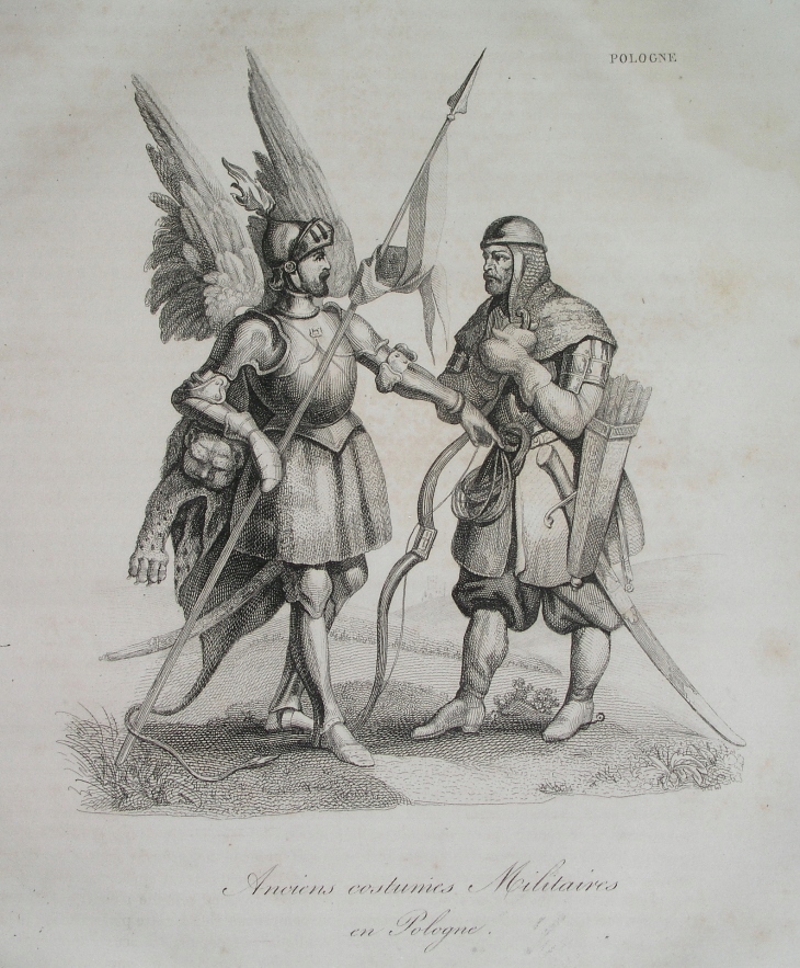 1836 ORYGINAŁ Polska HUSARIA rycerstwo CHODŹKO
