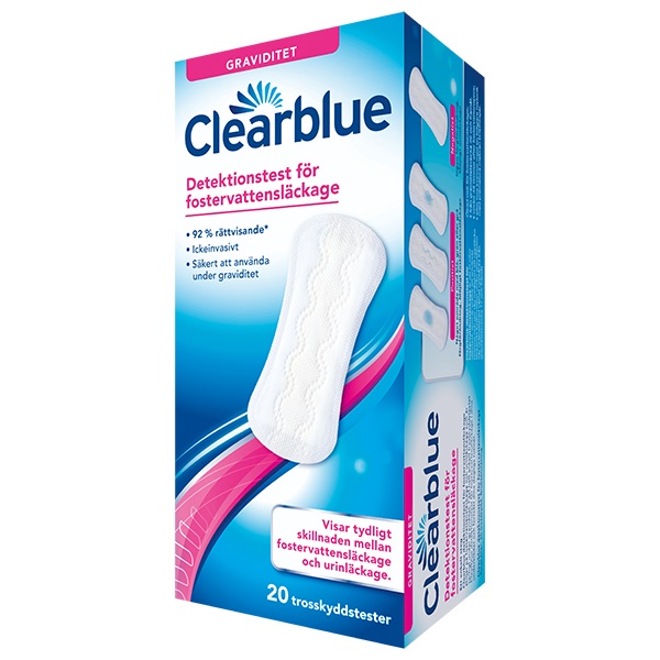 TEST CLEARBLUE na WYCIEK WÓD PŁODOWYCH 20wkładek
