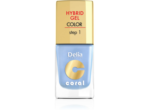 DELIA Coral Lakier HYBRID GEL 09 Błękit