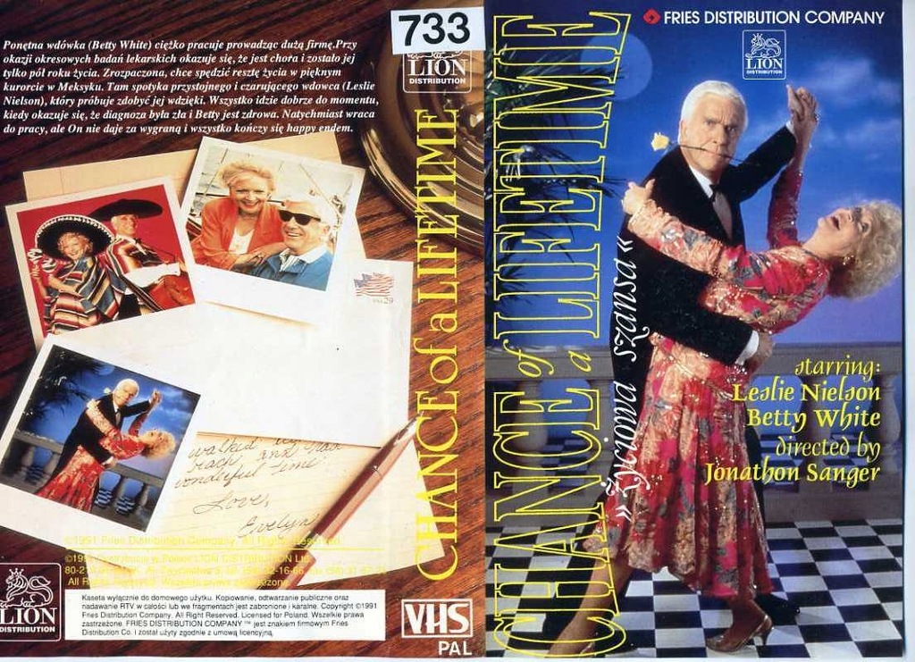 ŻYCIOWA SZANSA - LESLIE NIELSON / UNIKAT