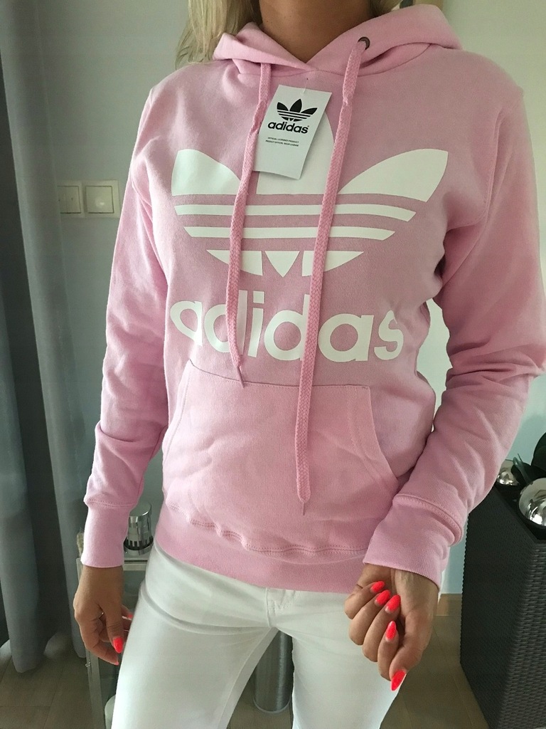 Adidas Bluza Sportowa Damska Rozowa Z Kapturem S 7575533651 Oficjalne Archiwum Allegro