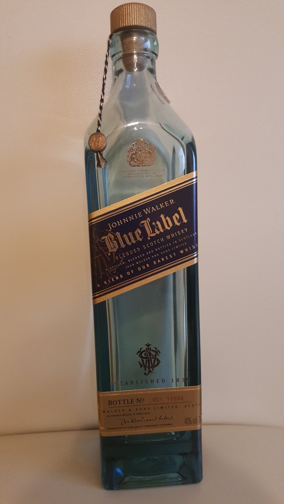 Karafka Pusta Butelka Po Johnnie Walker Blue Label 7069650362 Oficjalne Archiwum Allegro