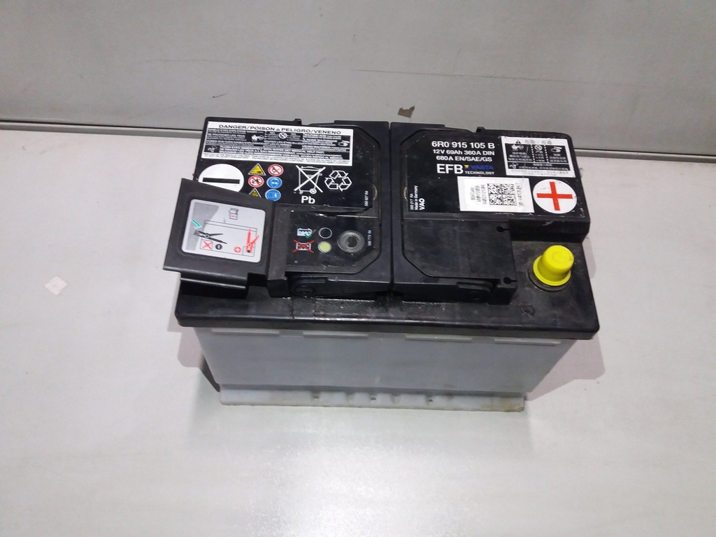 AKUMULATOR VARTA VW AUDI 12V 69Ah 360A 6R0915105B - 6965174989 ...