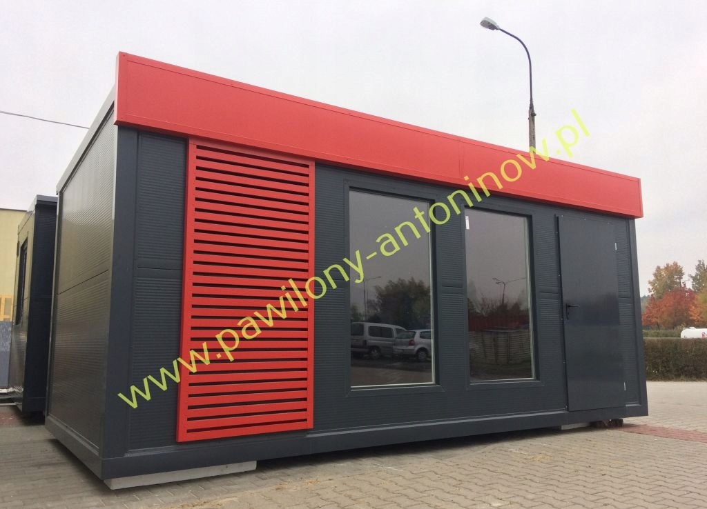 OD RĘKI NOWY PAWILON HANDLOWY KONTENER BIUROWY 6x3