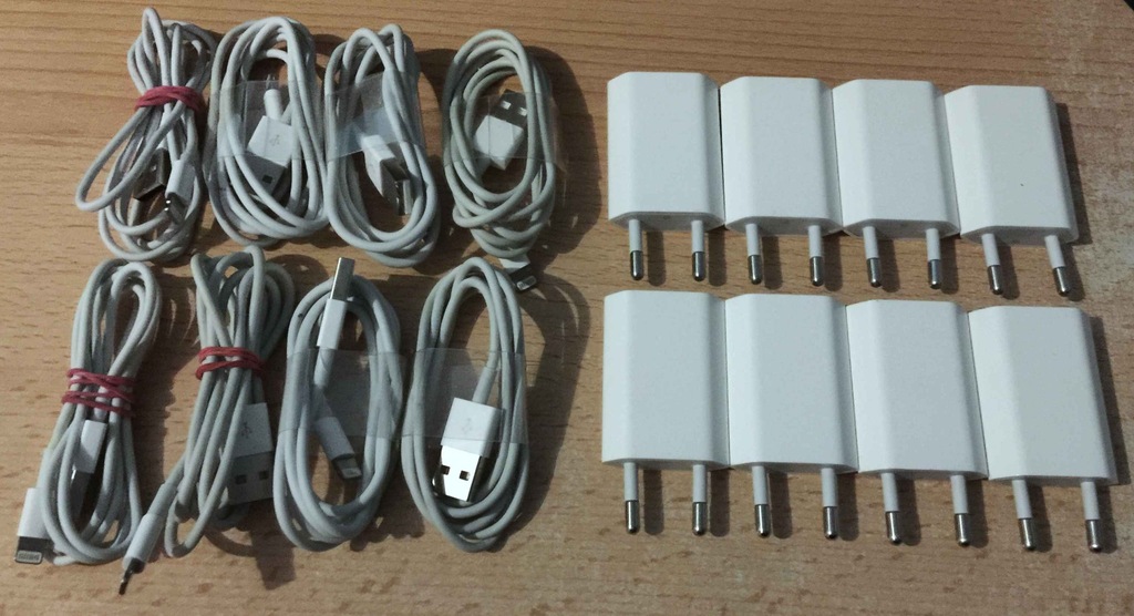 Oryginalna Ładowarka Apple Iphone 5 6 +Kabel USB