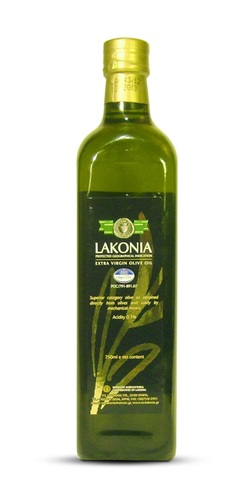 nagradzana oliwa z oliwek LAKONIA PGI 0.75L Grecja
