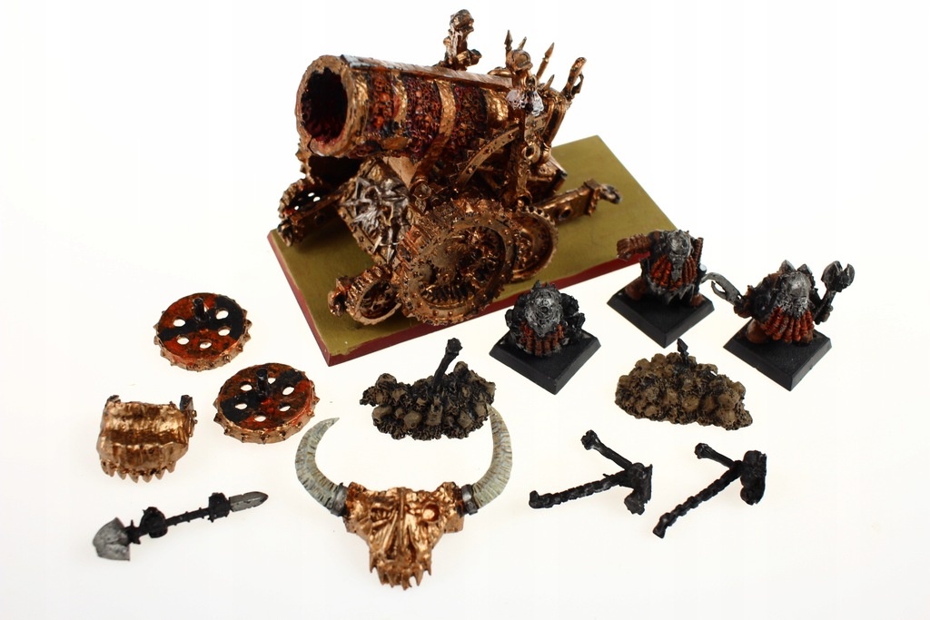 Warhammer Chaos Hellcannon zestaw finecast