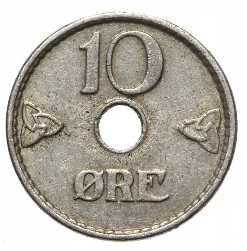 Norwegia - moneta - 10 Ore 1941 - CuNi