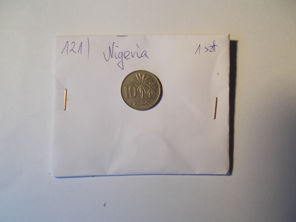 Moneta 10 kobo z Nigerii z 1973 roku