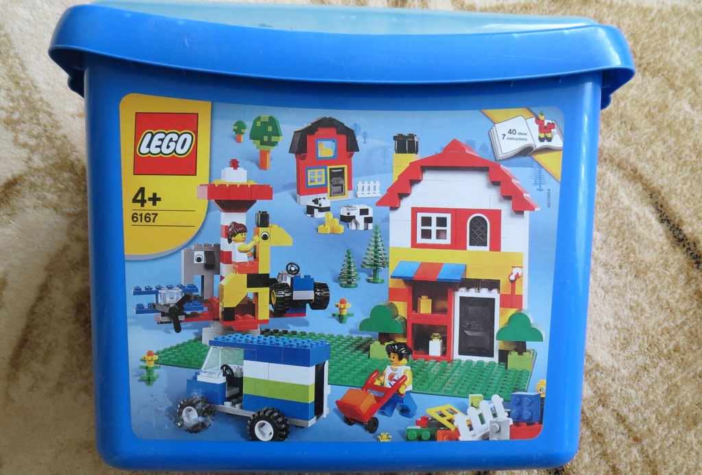 Lego zestaw klocków 4+ w plastikowym pudełku