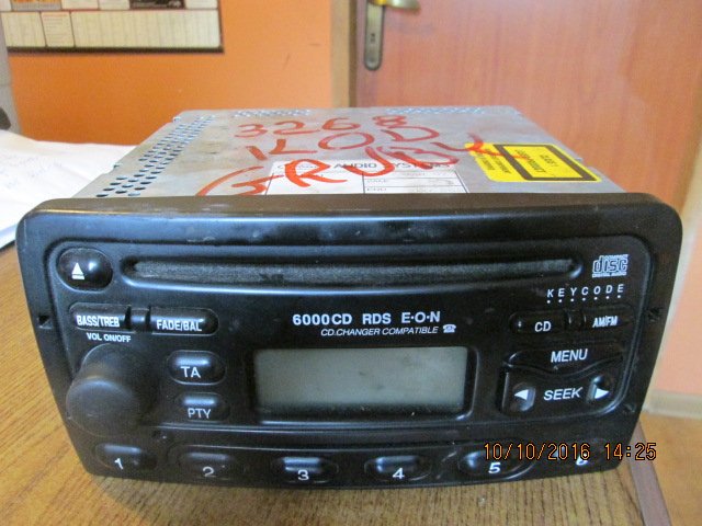 FORD RADIO CD 6000CD RDS KOD FOCUS MONDEO MK3 7299442011