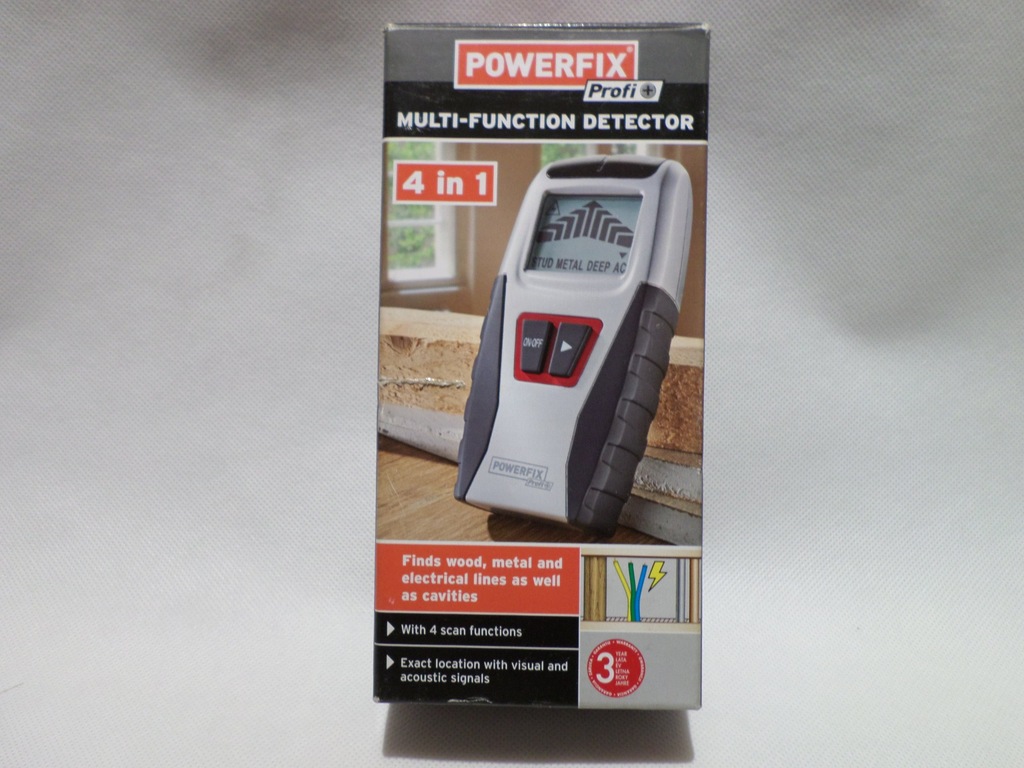 Wykrywacz Detektor Przewodów Metalu Rur Powerfix