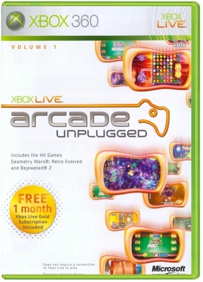 XBOX LIVE ARCADE UNPLUGGED VOLUME 1 XBOX 360