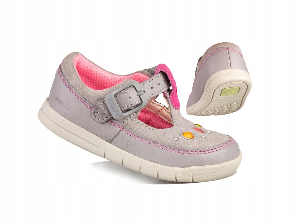 CLARKS buty niemowlęce dla niemowląt SANDAŁKI r.19