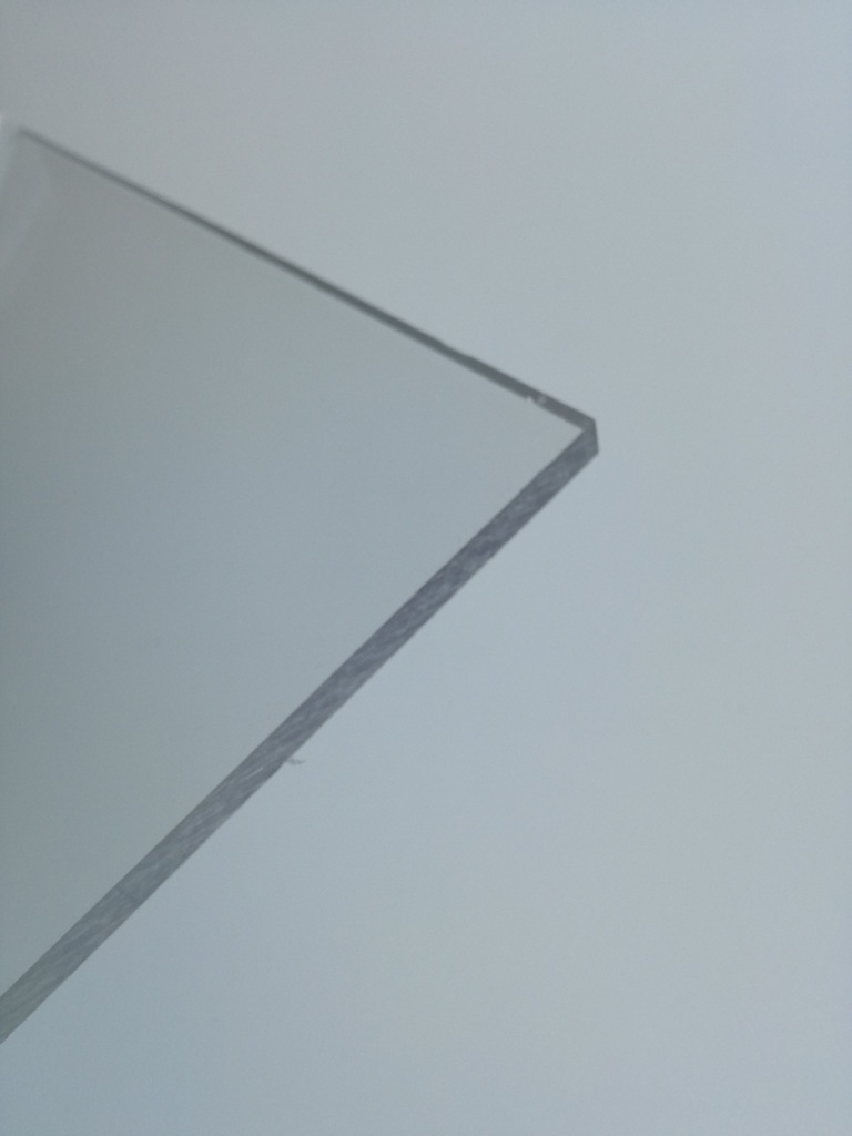 PCV PCW PVC twarde 2mm 840x500mm bezbarwne