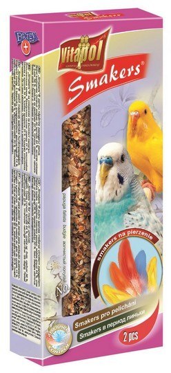 Vitapol Smakers dla papugi falistej - na pierzenie