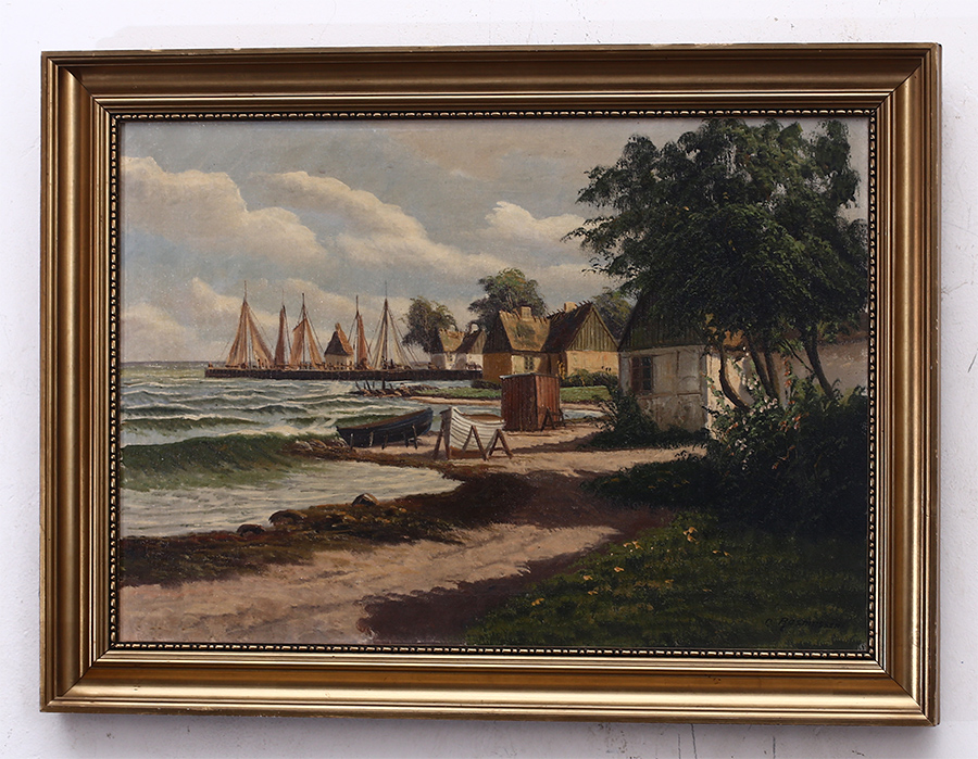 C.Rasmussen- antyczny obraz, aukcyjny malarz