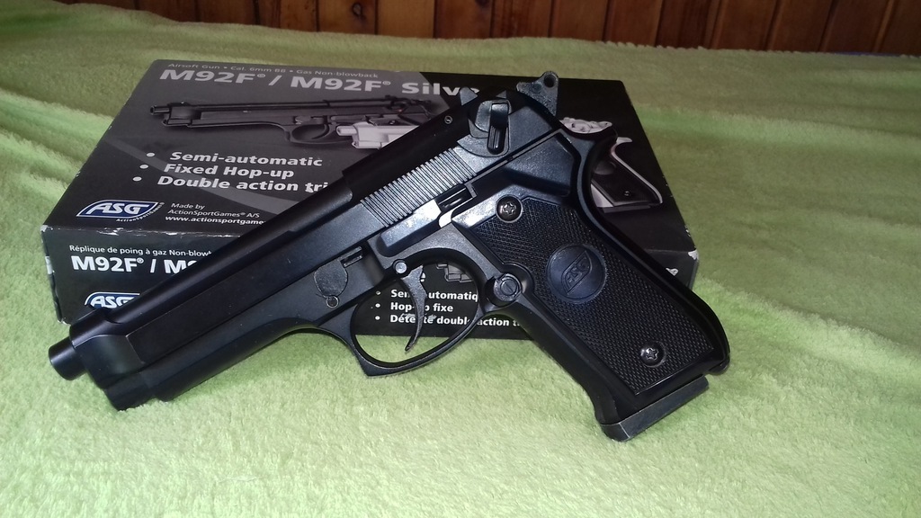 Pistolet ASG GG M92F Black