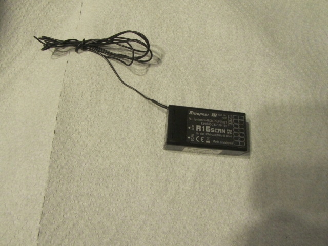 GRAUPNER R16 scan 35 FM synteza odbiornik 8 kanał