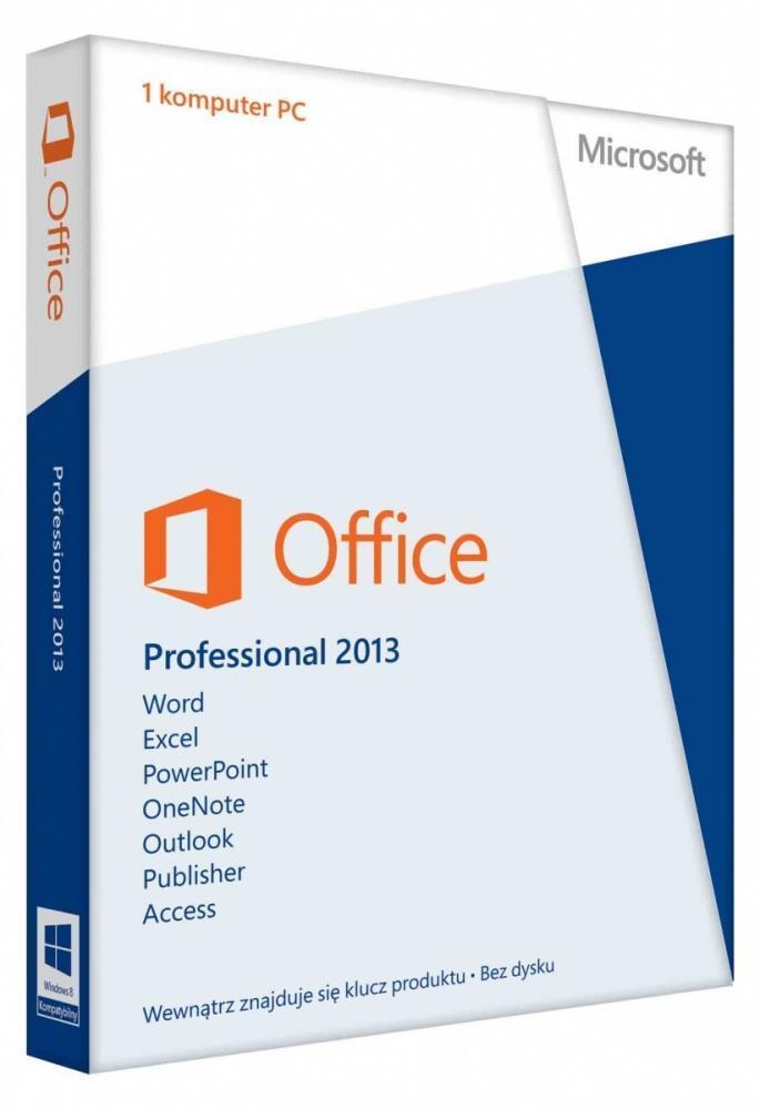 Microsoft Office 2013 Professional Plus KLUCZ - 7295968048 - oficjalne ...
