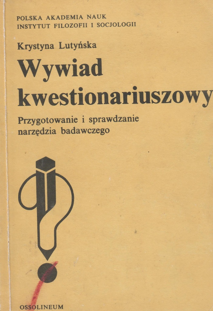 WYWIAD KWESTIONARIUSZOWY Krystyna Lutyńska
