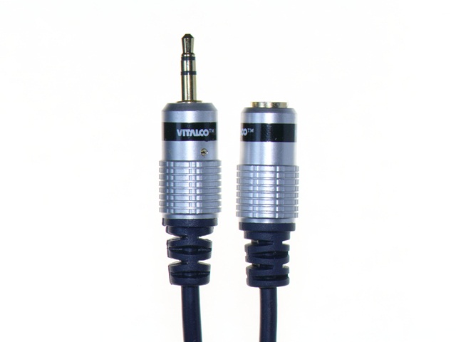 Kabel audio przedłużacz mini jack 3,5 2,5m DIGITAL
