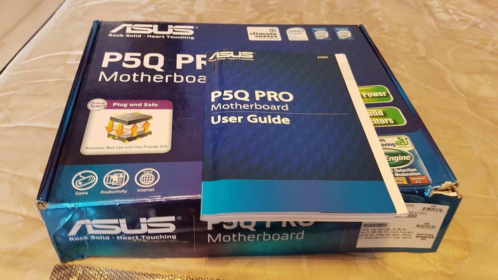 ASUS P5Q PRO / XEON X5460 (QX9650) / 8GB RAM