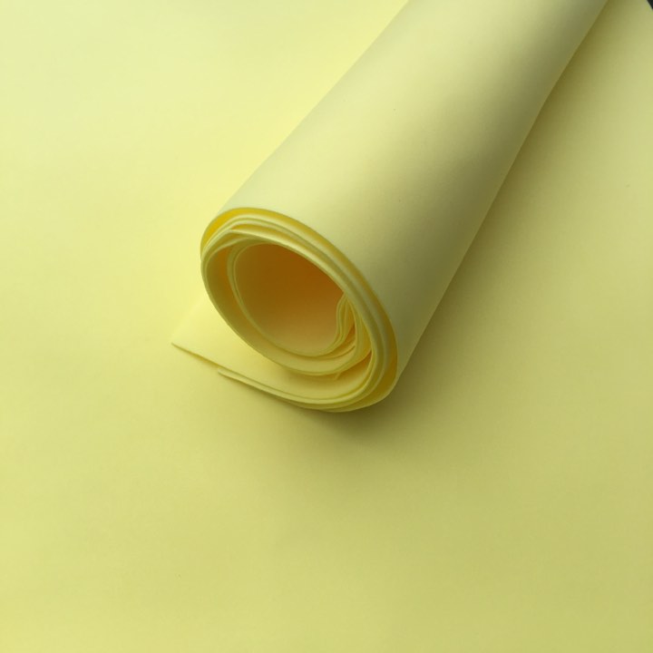 Foamiran jedwabny jasny żółty foamiran polska