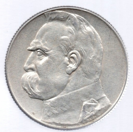 MONETA 1936 r 5 zł JÓZEF PIŁSUDSKI warszawa LUSTRO