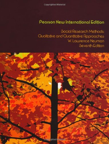 W. Lawrence Neuman Social Research Methods Pearson
