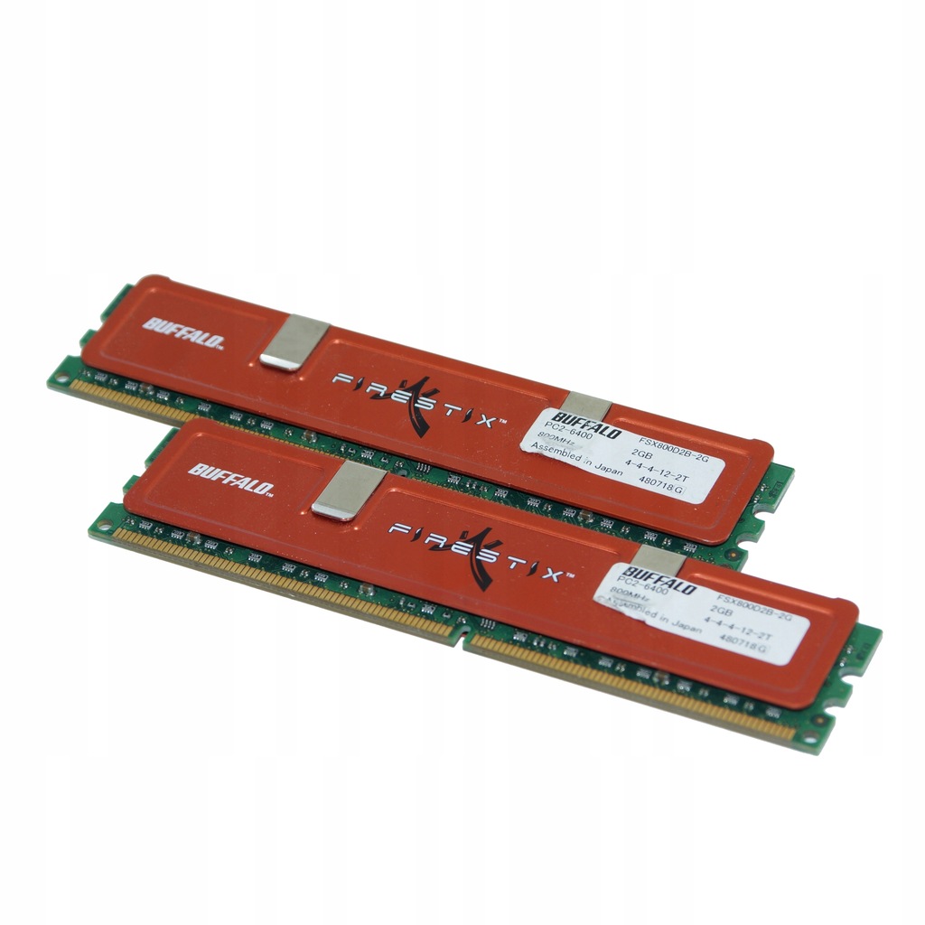 Bufalo Firestix DDR2 4GB 2x2GB 800Mhz PC2-6400 CL4