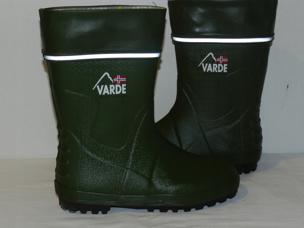 VAERDE NORSK DESIGN KALOSZE MYŚLIWY RYBAK r.39