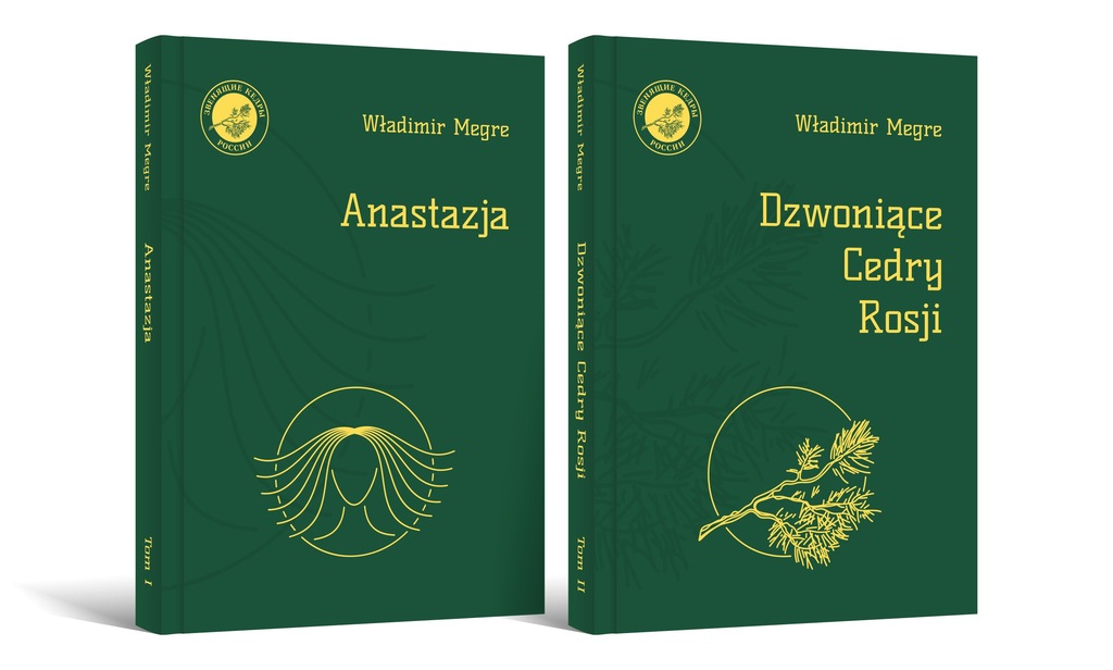 ANASTAZJA i DZWONIĄCE CEDRY ROSJI Komplet W. Megre