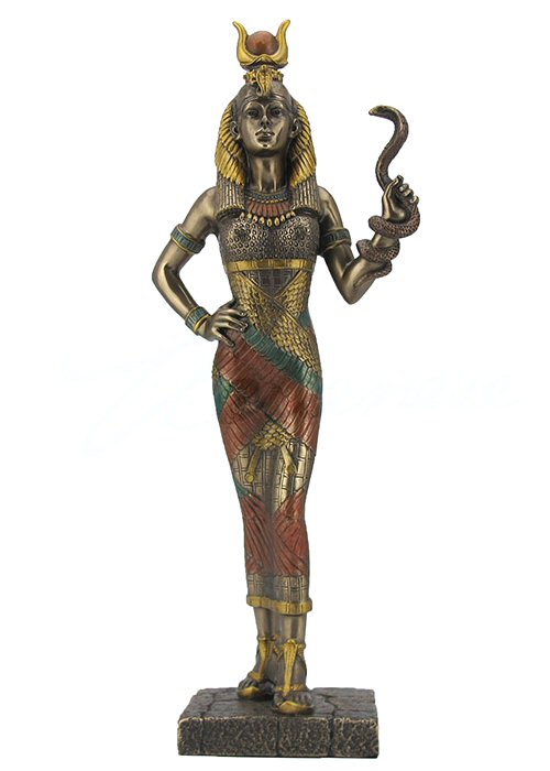 EGIPSKA BOGINI - HATHOR Z WĘŻEM VERONESE WU76710A4