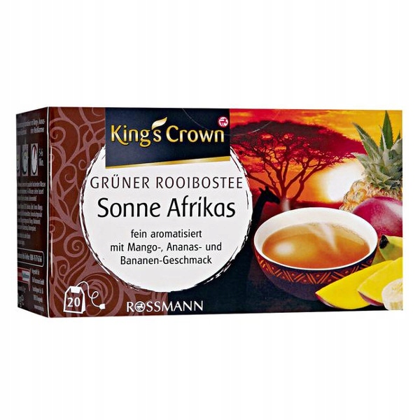 King's Crown Herbata Zielony Rooibos Słońce Afryki