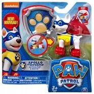 PAW PATROL PSI PATROL FIGURKA Z ODZNAKĄ APOLLO