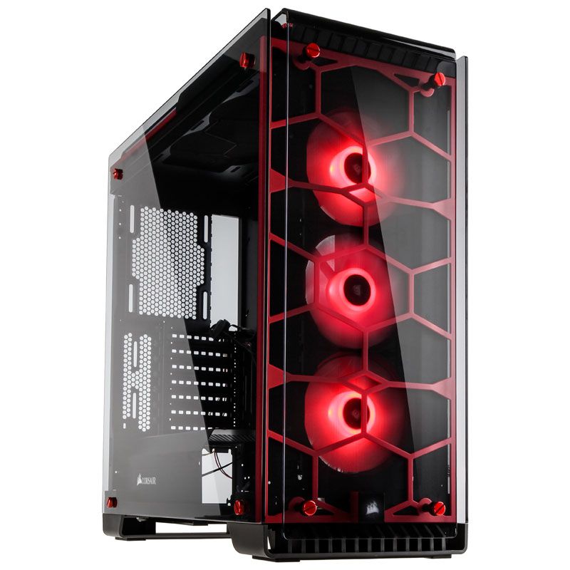 Corsair Crystal 570X RGB Midi-Tower red Window Skl