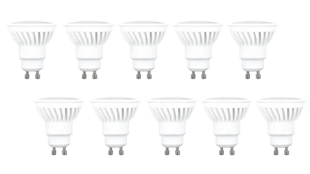 Żarówka lampa LED GU10 10W zimna HURT 10 szt