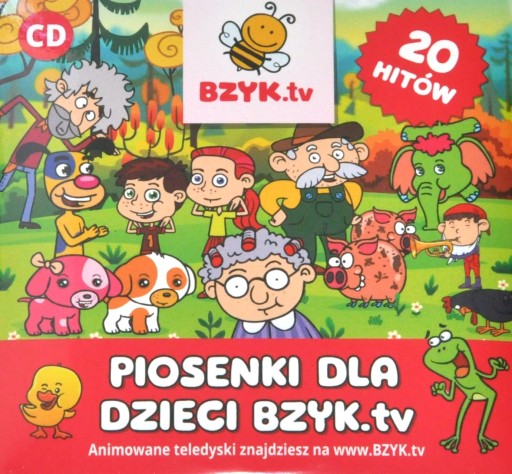 Płyta CD Piosenki dla dzieci z kanału bzyk.pl