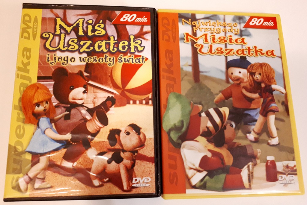 * *  * MIŚ USZATEK 2 płyty DVD 160 minut-20 odc.