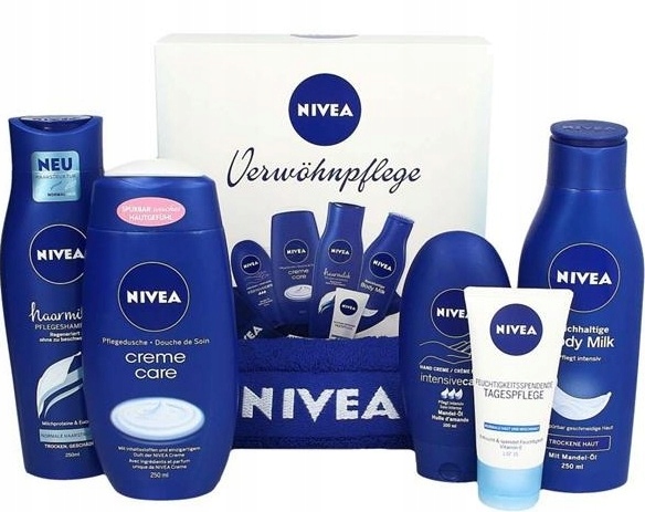 NIVEA Duży zestaw 5+ ręcznik Nivea DZIEŃ KOBIET DE