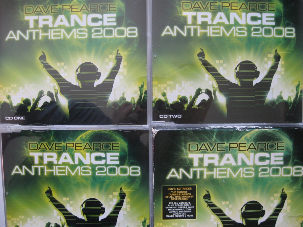 Dave Pearce TRANCE Anthems 2008 Box CD 3 szt.