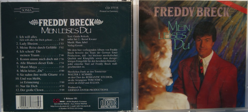 FREDDY BRECK - MEIN LEISES DU [CD]
