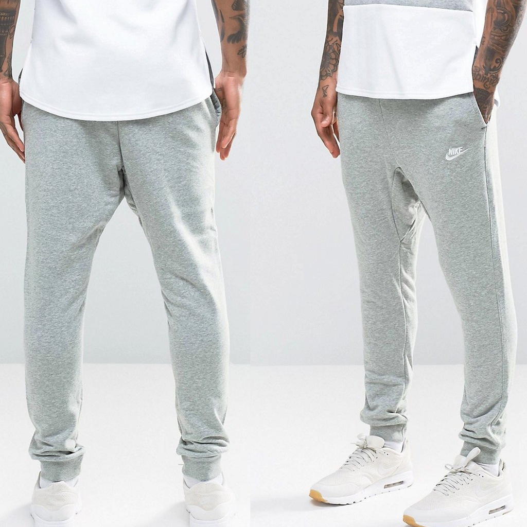D8 Nike Szare Spodnie dresowe joggery rozmiar S