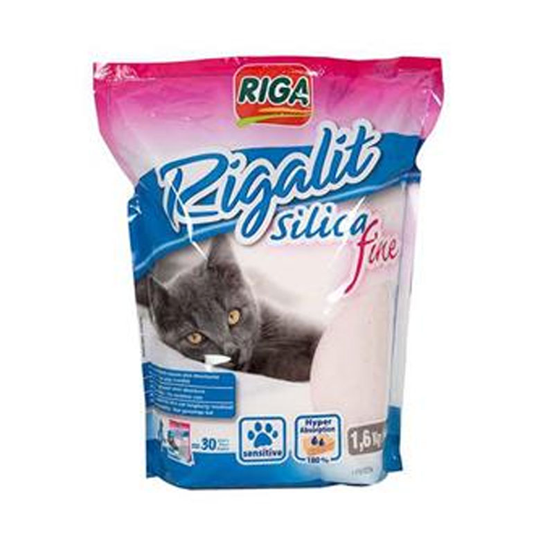 Riga Rigalit Silica Fine 4l drobny żwirek silikon.