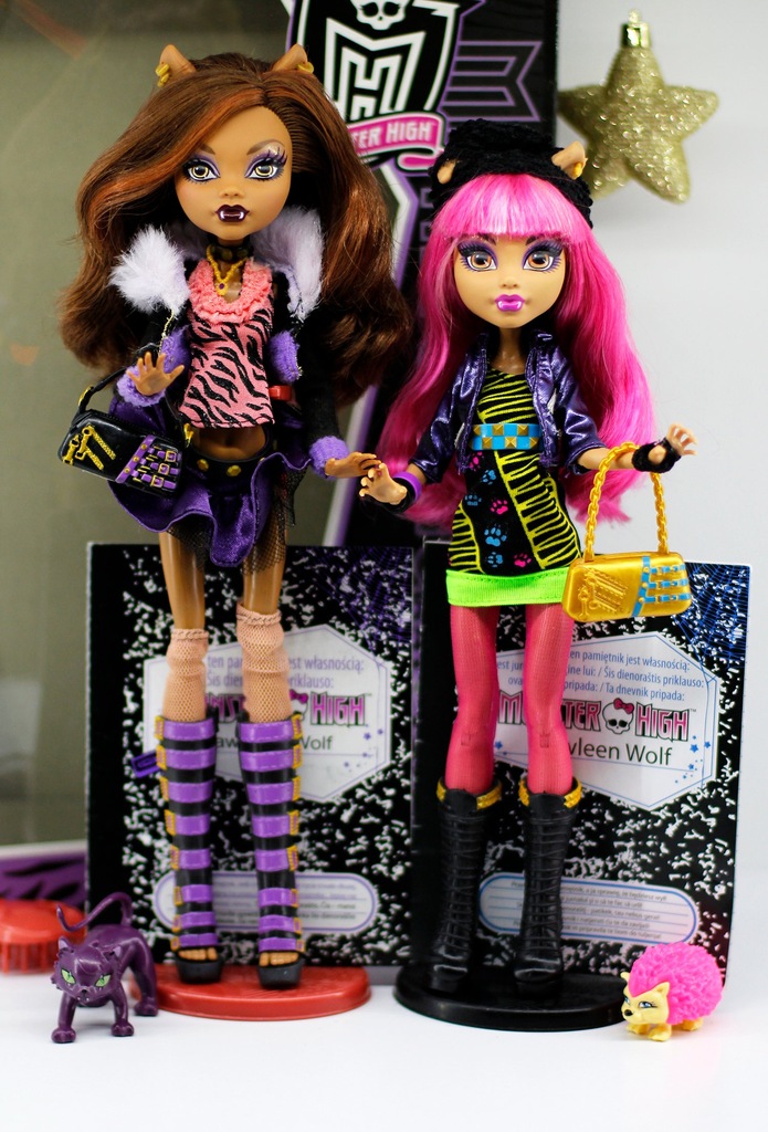 Monster High Clawdeen i Howleen Wolf Basic 1 seria