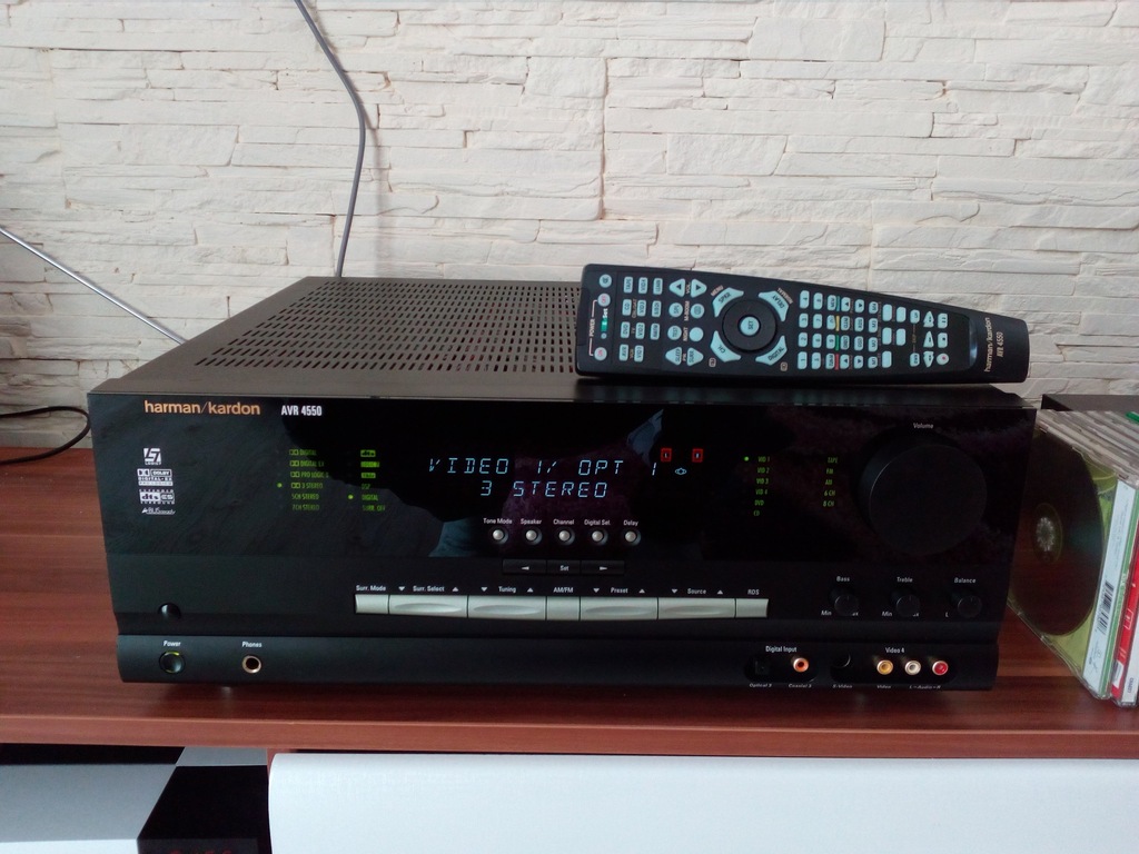 Amplituner Harman Kardon AVR 4550 7.1 pobór 930w